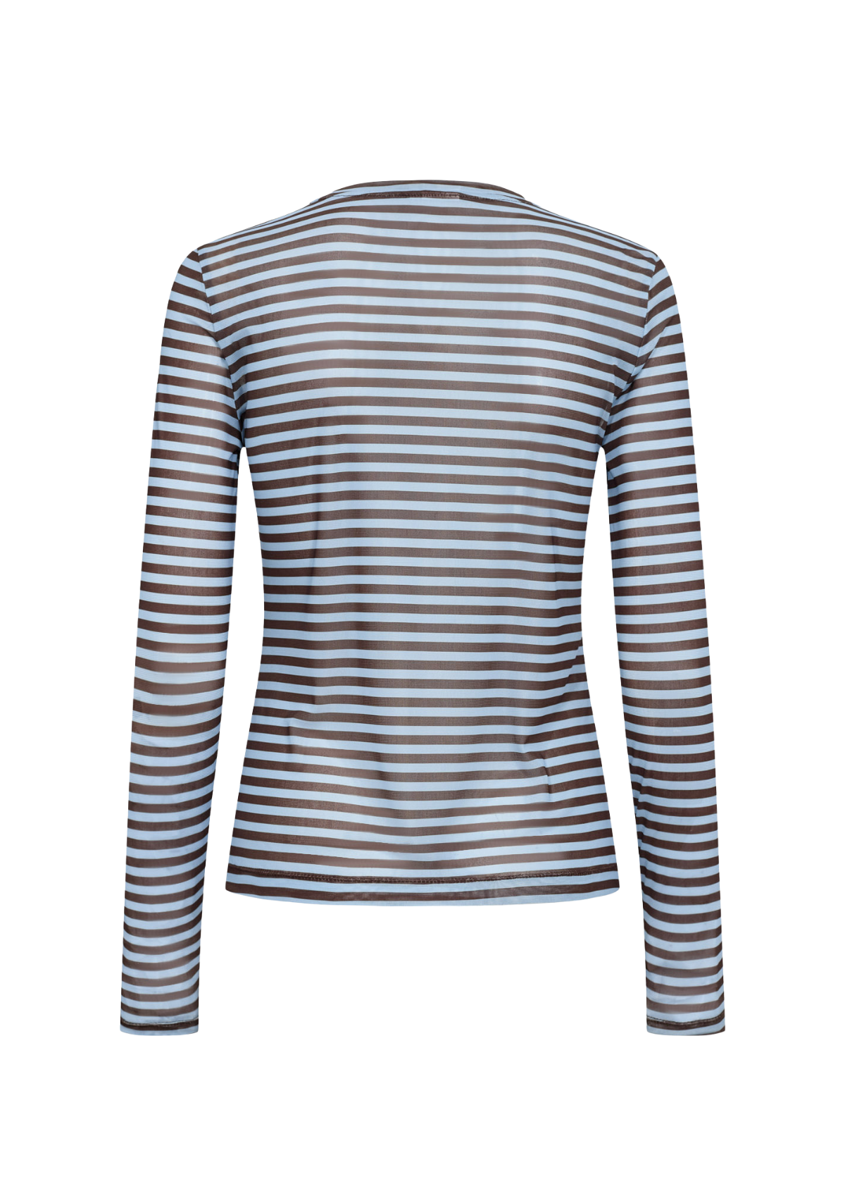 NUSine Stribet Mesh Bluse